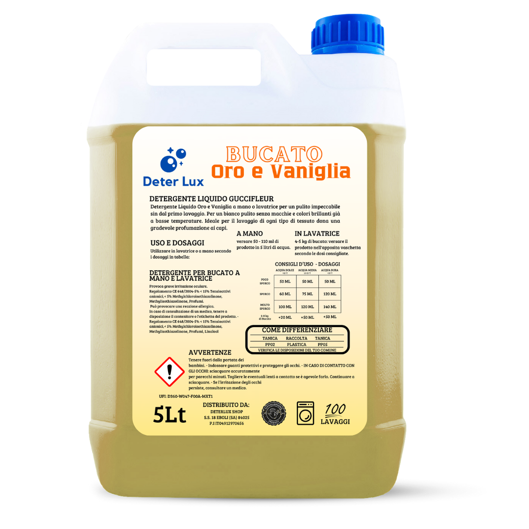 Bucato Oro e Vaniglia